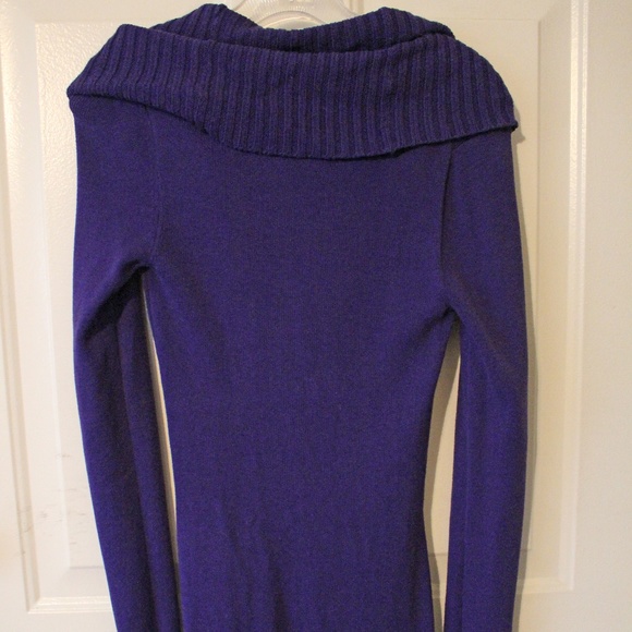 BCBGMaxAzria Dresses & Skirts - BCBGMaxAzria Long Sleeve Royal Blue/Purple Dress